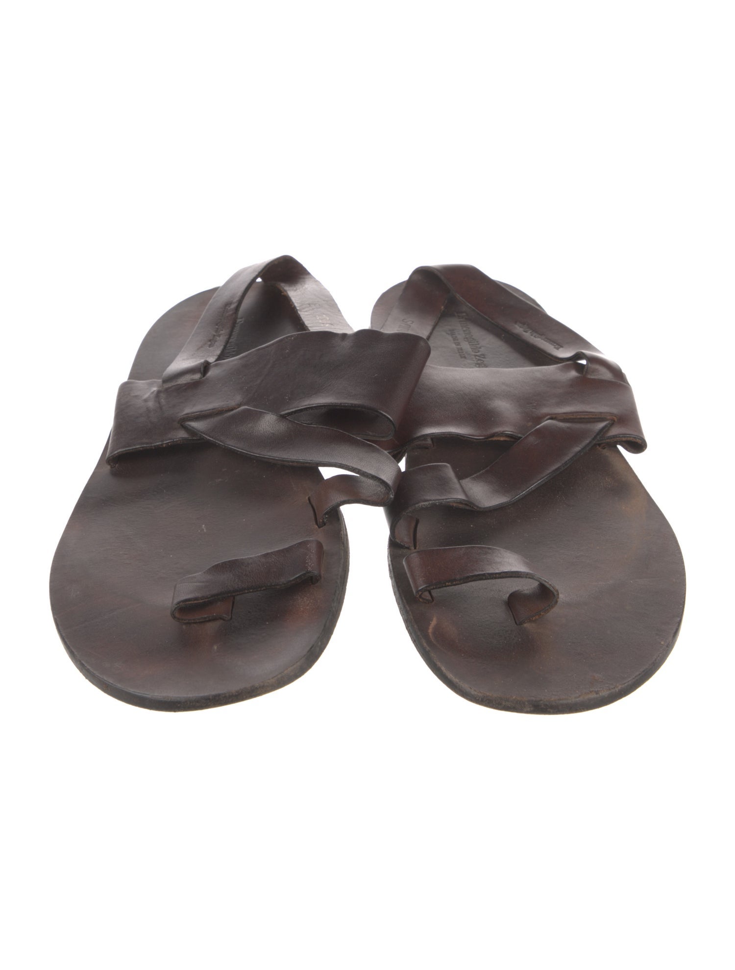 Ermenegildo Zegna Leather Sandals