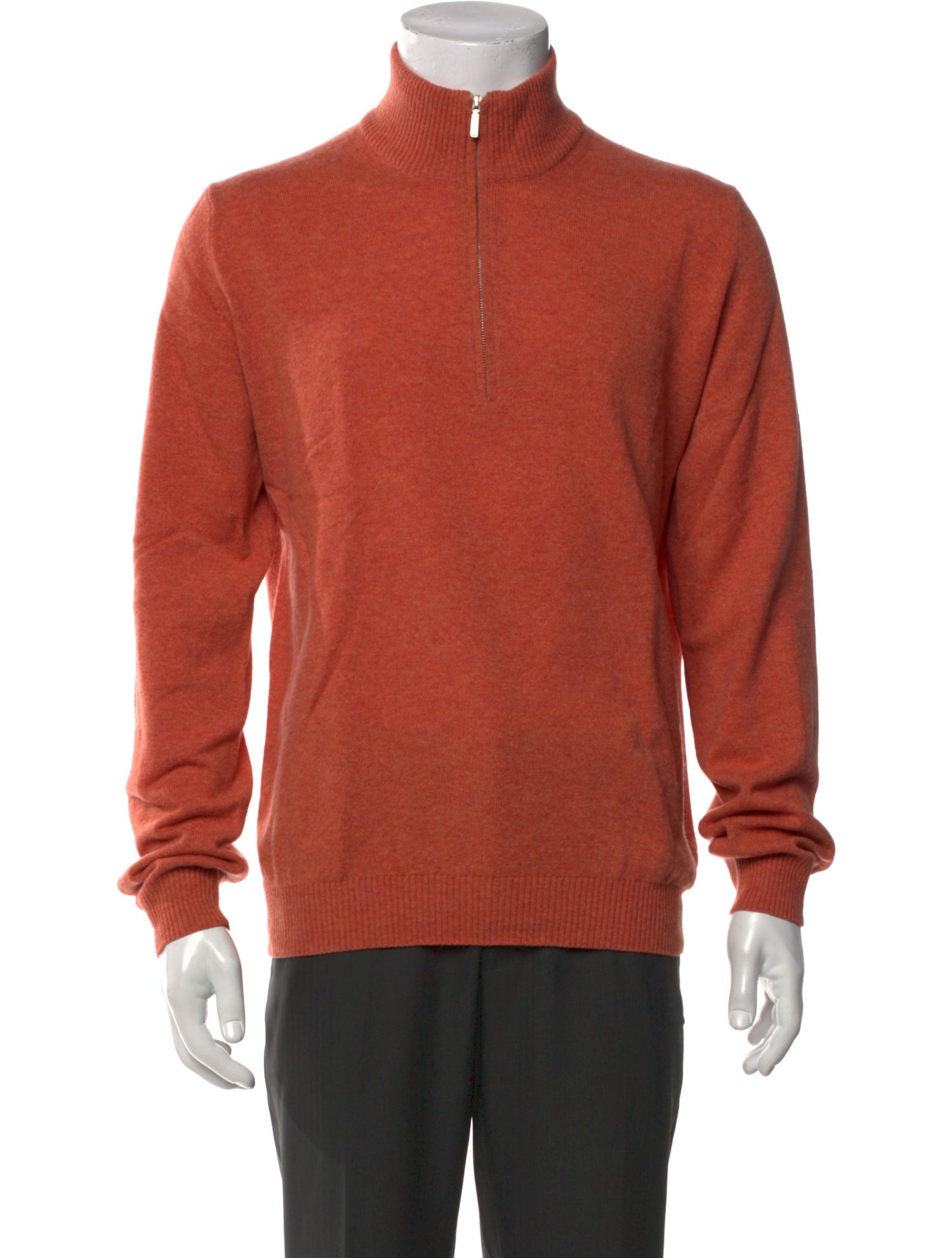 Ermenegildo Zegna Wool Mock Neck Polo Sweater