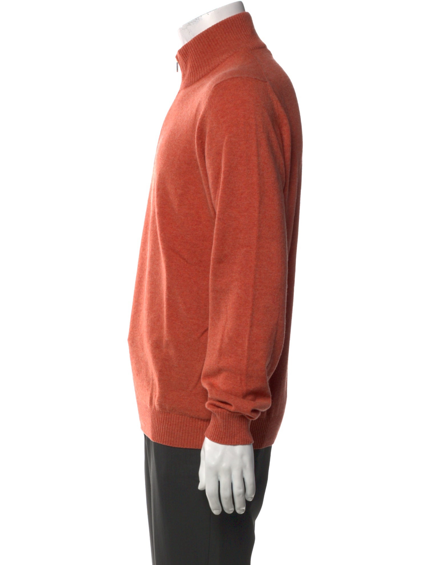 Ermenegildo Zegna Wool Mock Neck Polo Sweater