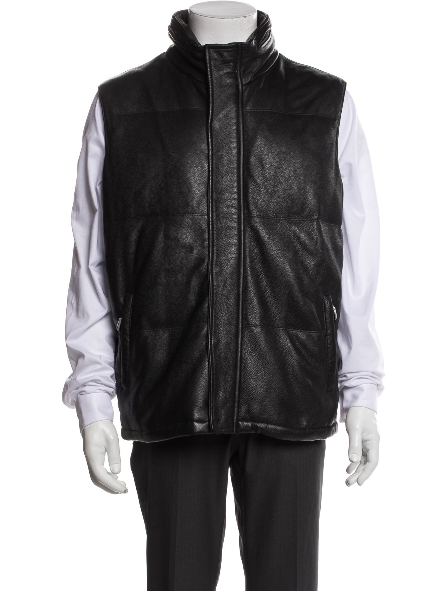 Ermenegildo Zegna Leather Vest