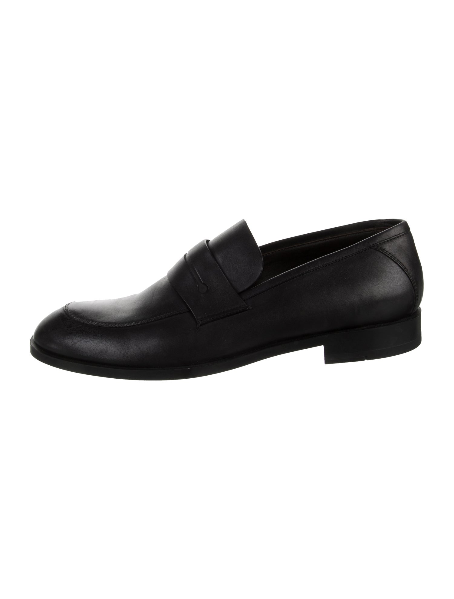 Ermenegildo Zegna Leather Dress Loafers