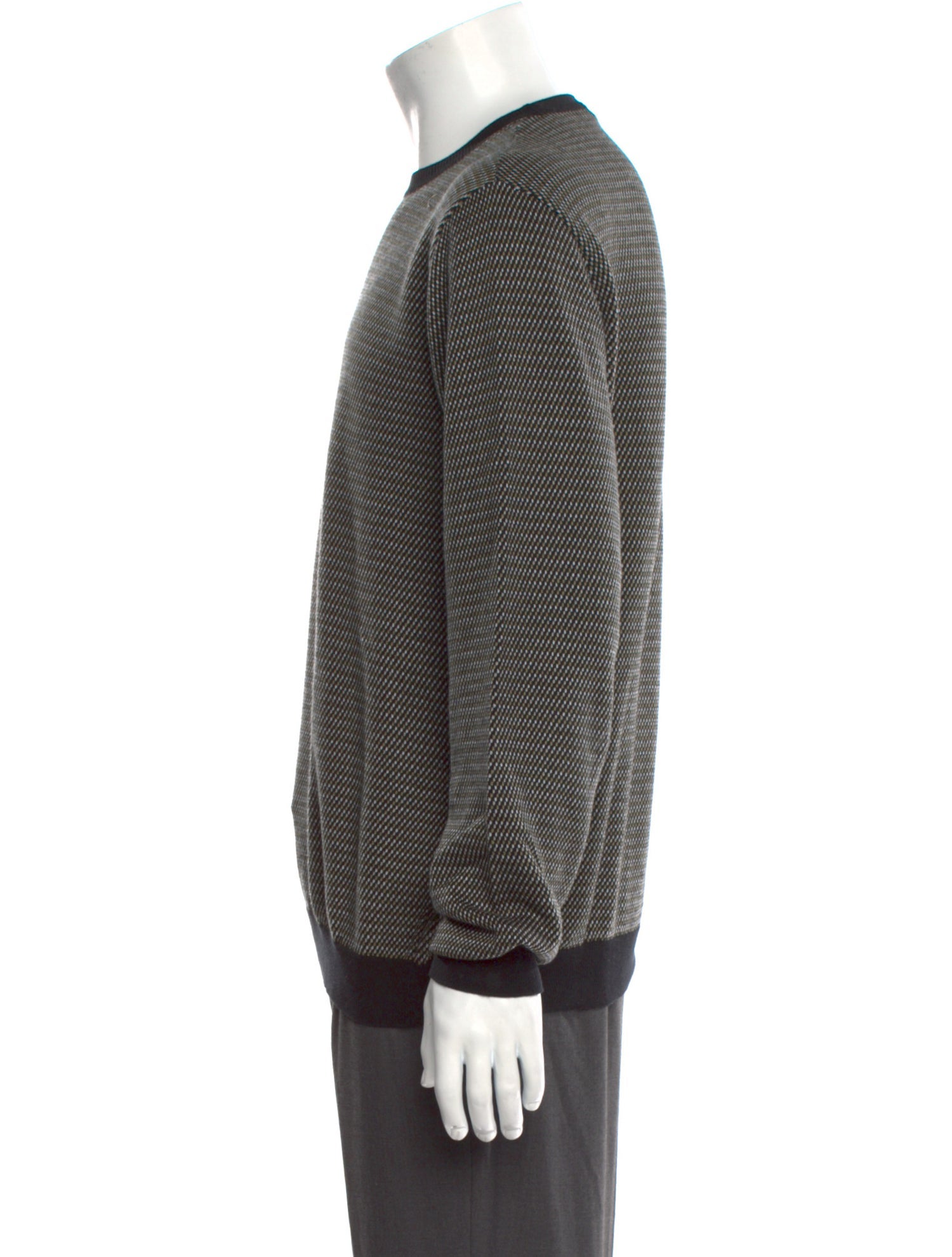 Ermenegildo Zegna Striped Crew Neck Pullover