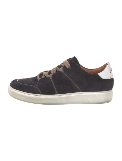 Ermenegildo Zegna Suede Printed Sneakers