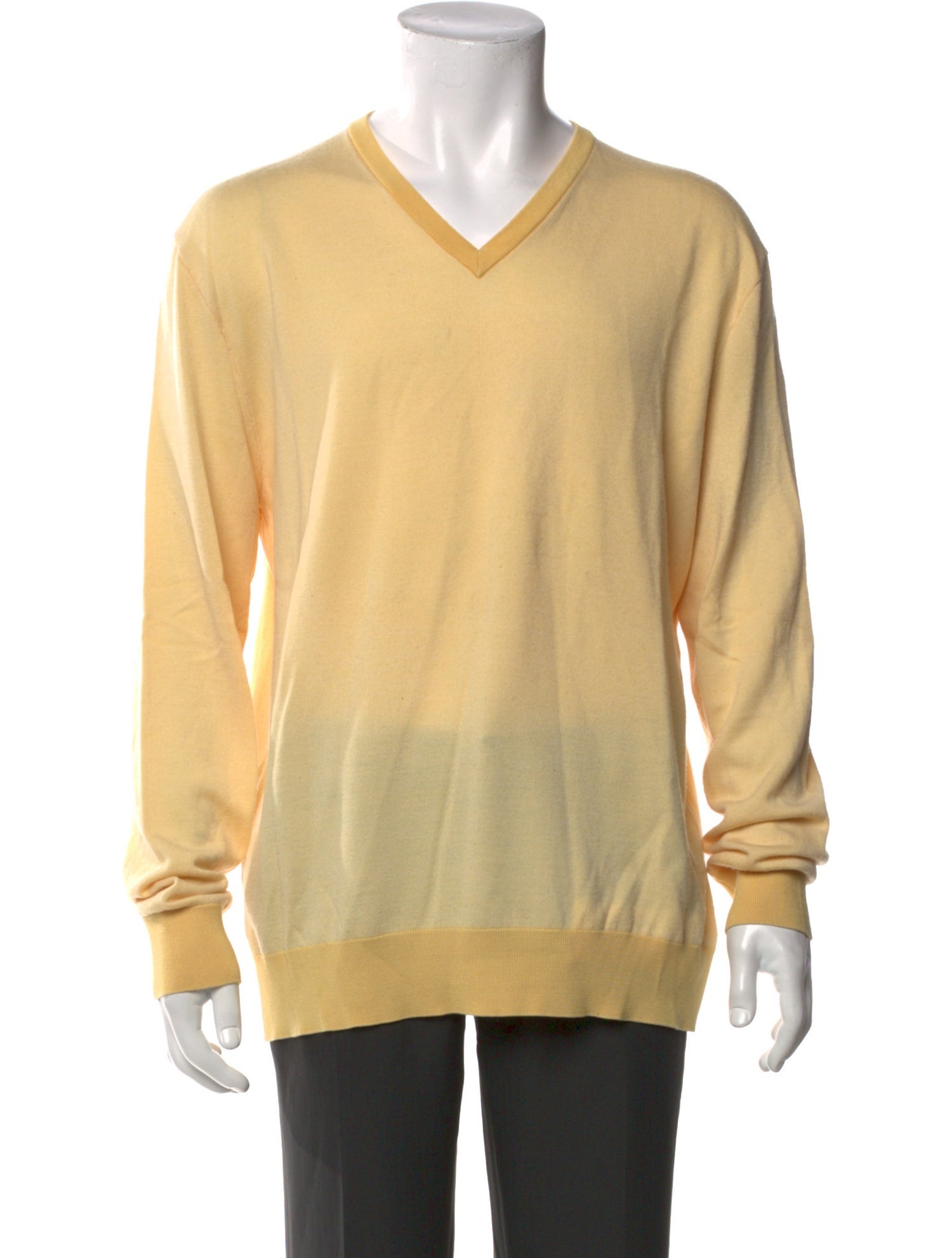 Ermenegildo Zegna Virgin Wool V-Neck Pullover