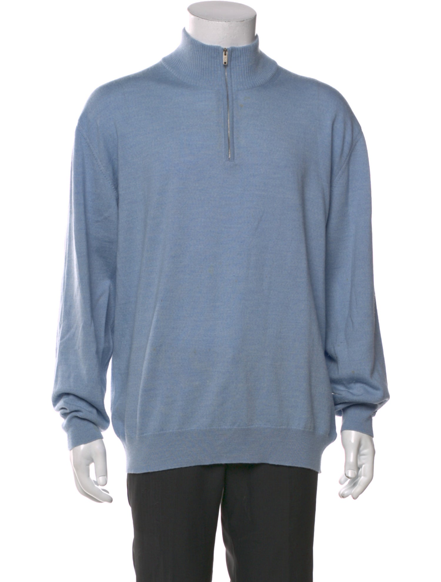 Ermenegildo Zegna Wool Turtleneck Polo Sweater