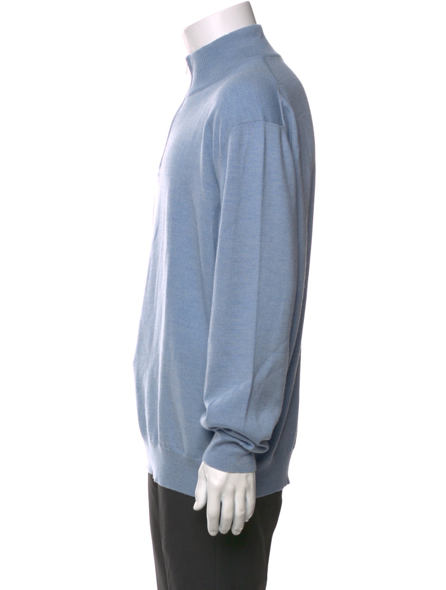 Ermenegildo Zegna Wool Turtleneck Polo Sweater