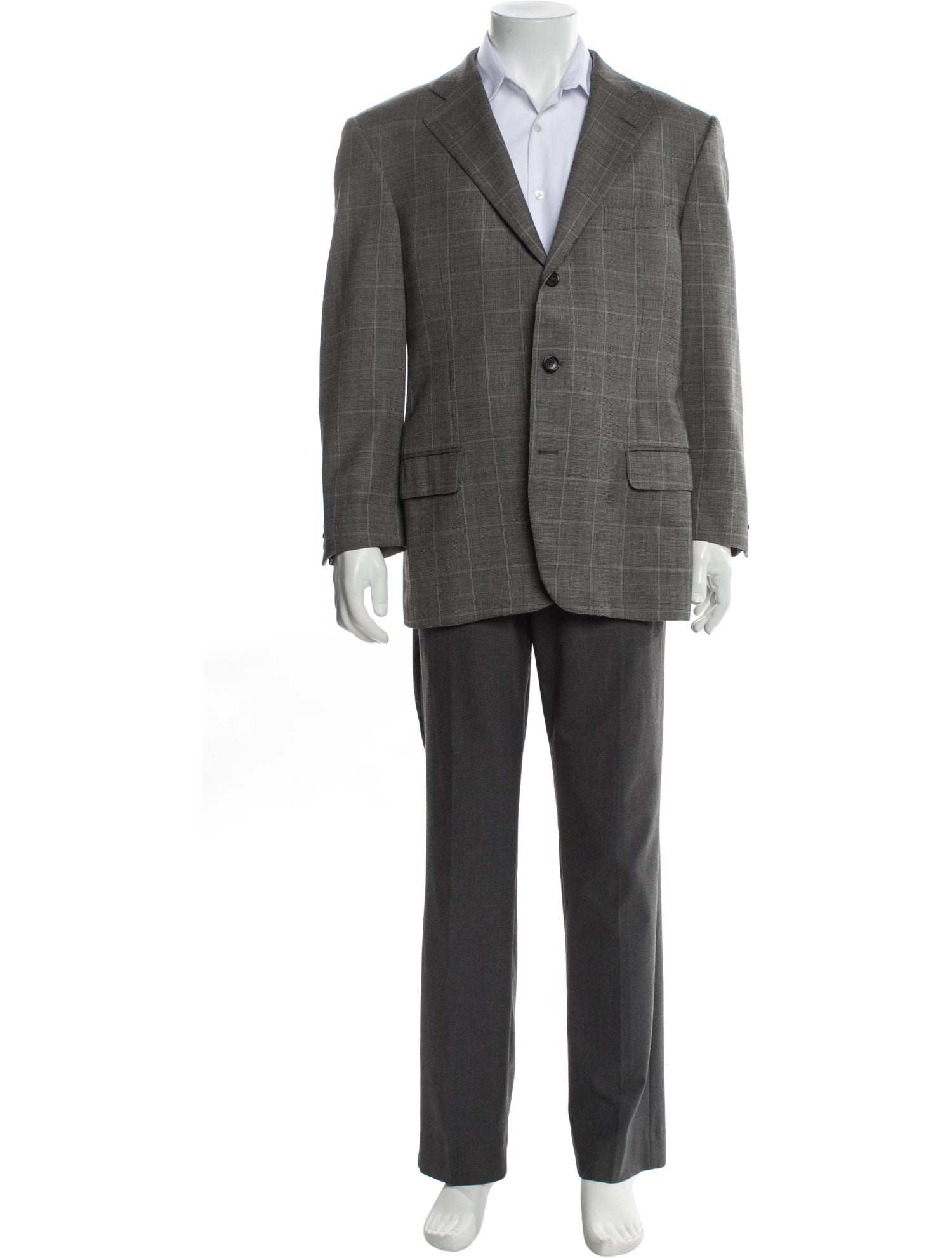 Ermenegildo Zegna Plaid Print Blazer
