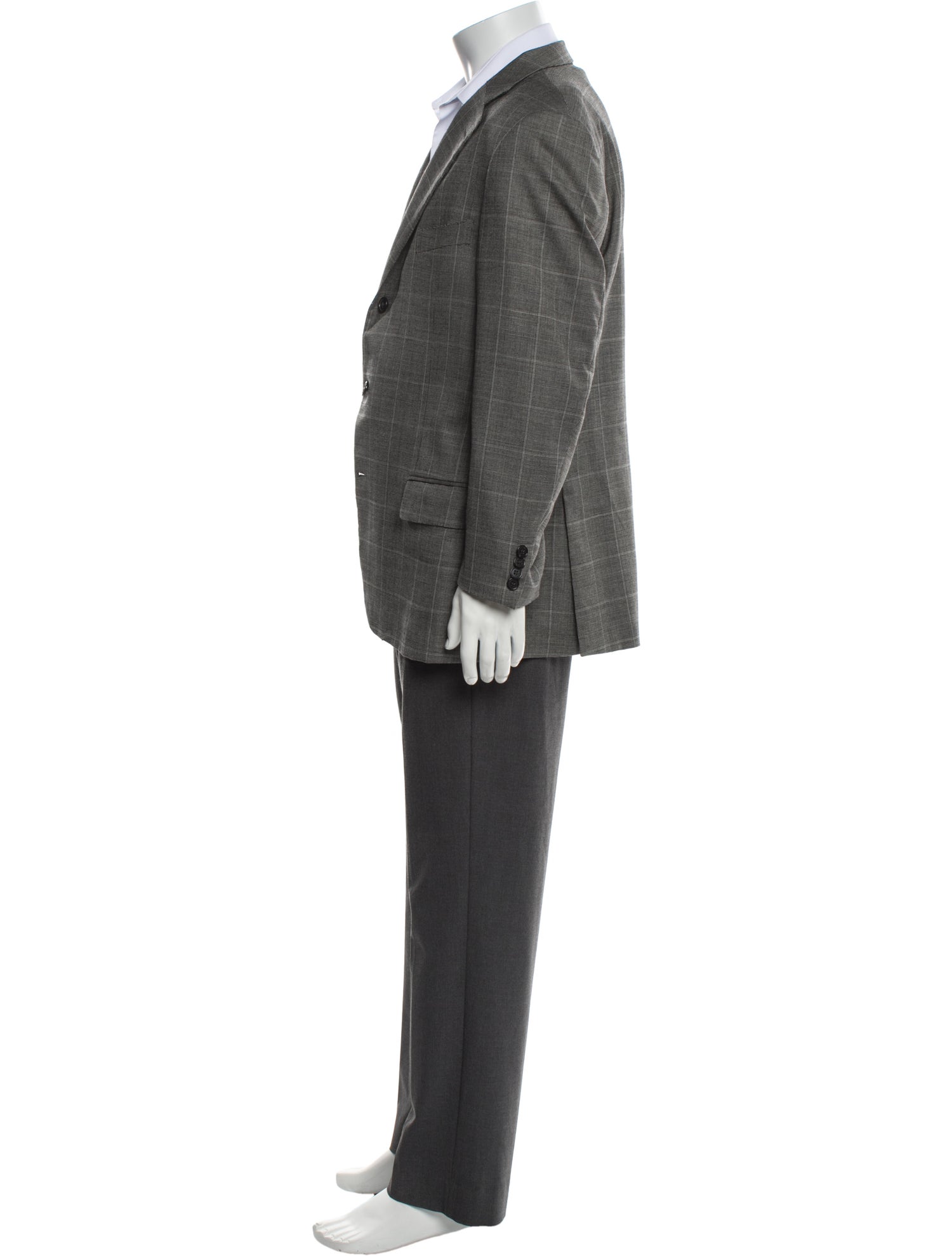 Ermenegildo Zegna Plaid Print Blazer