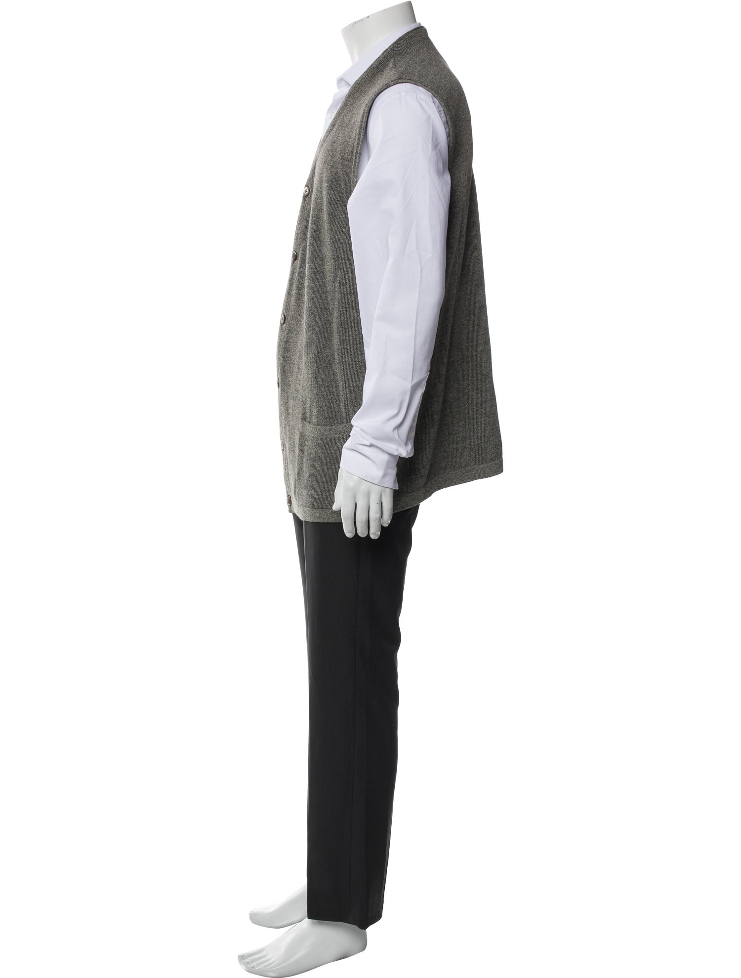 Ermenegildo Zegna V-Neck Sleeveless Sweater Vest