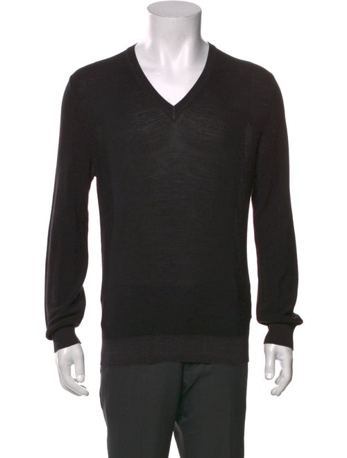 Ermenegildo Zegna V-Neck Long Sleeve Pullover