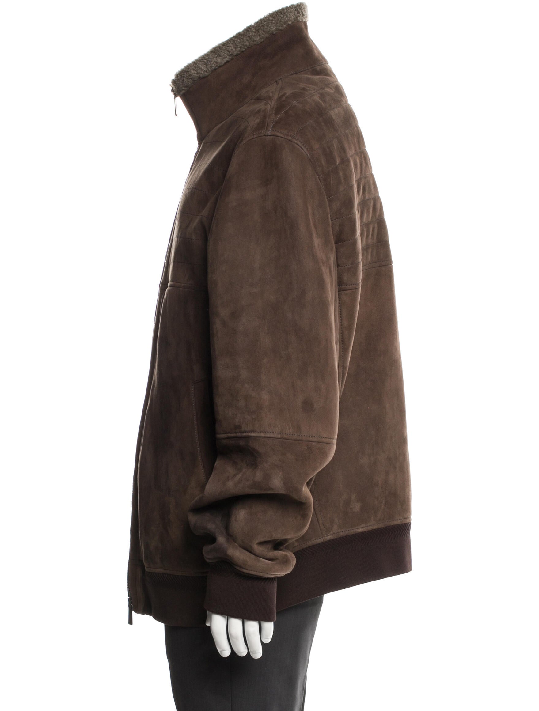 Ermenegildo Zegna Lambskin Bomber Jacket