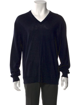 Ermenegildo Zegna Wool V-Neck Pullover