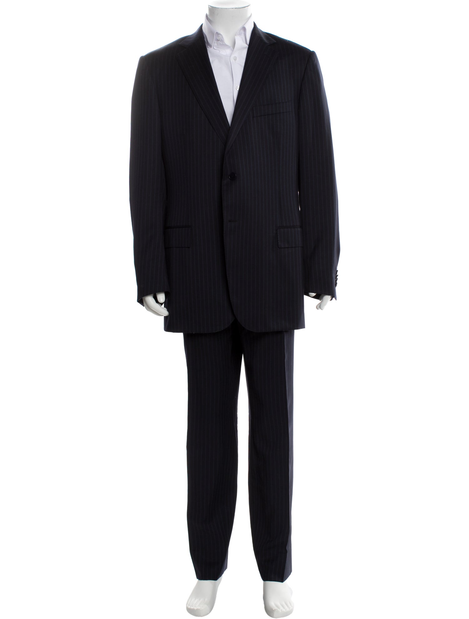 Ermenegildo Zegna Wool Striped Two-Piece Suit