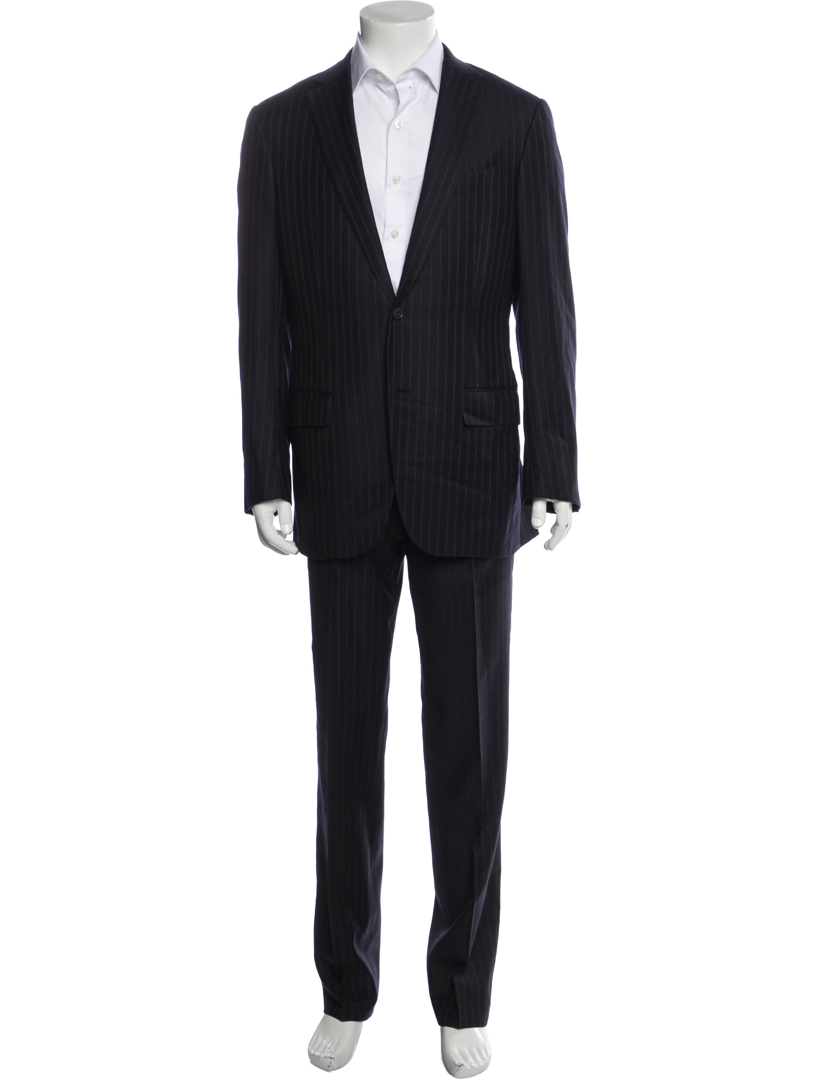 Ermenegildo Zegna Wool Striped Two-Piece Suit