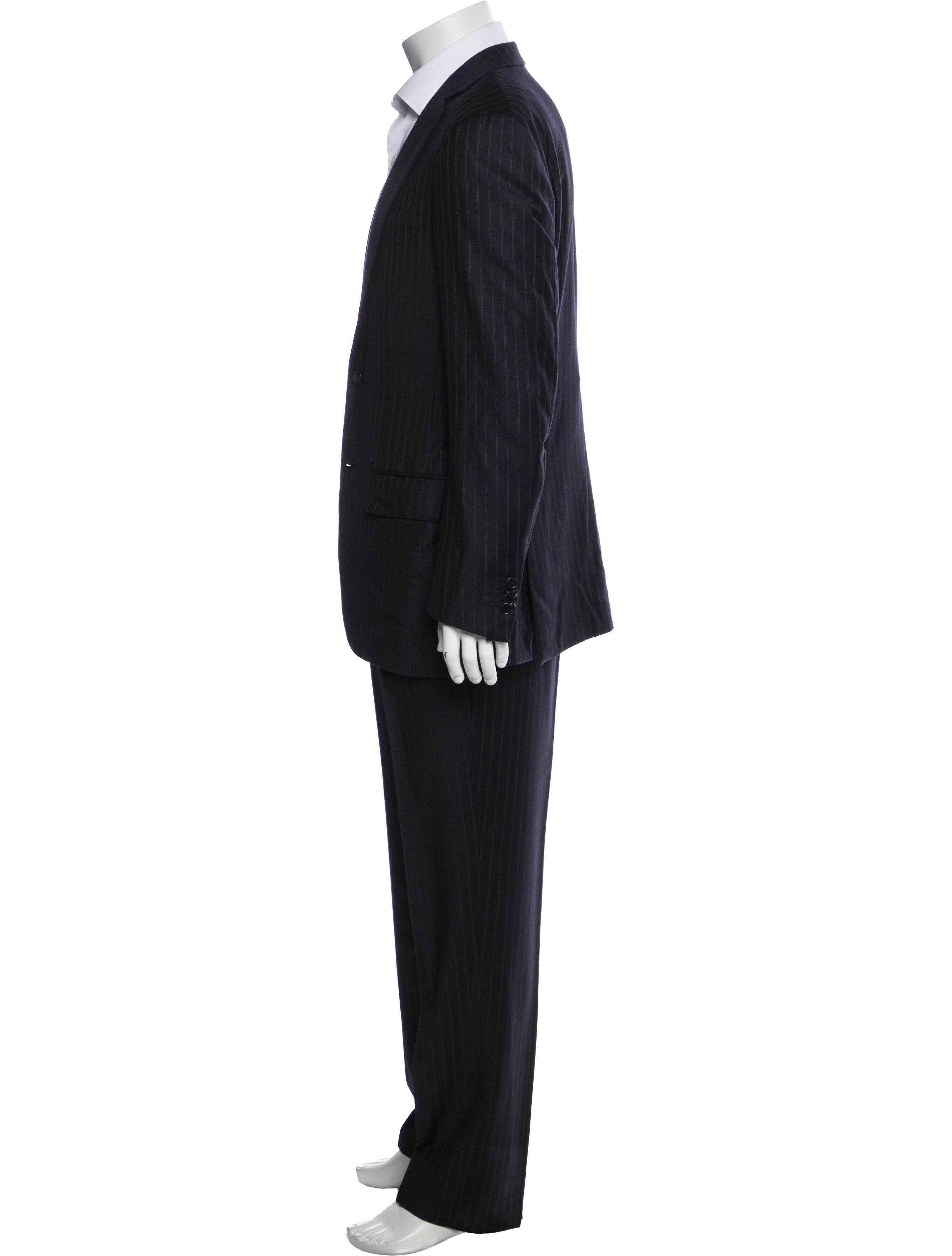 Ermenegildo Zegna Wool Striped Two-Piece Suit
