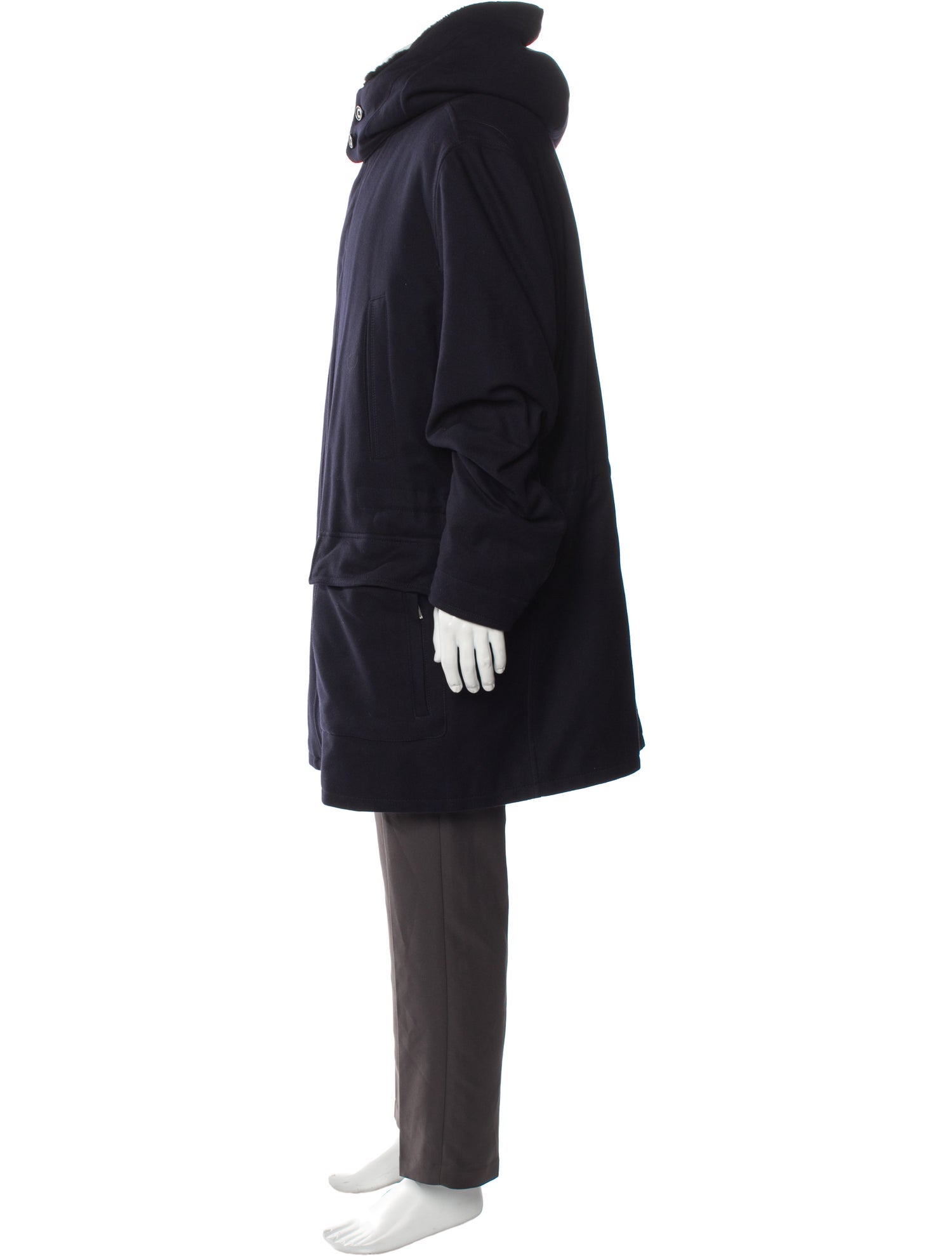 Ermenegildo Zegna Leather Parka