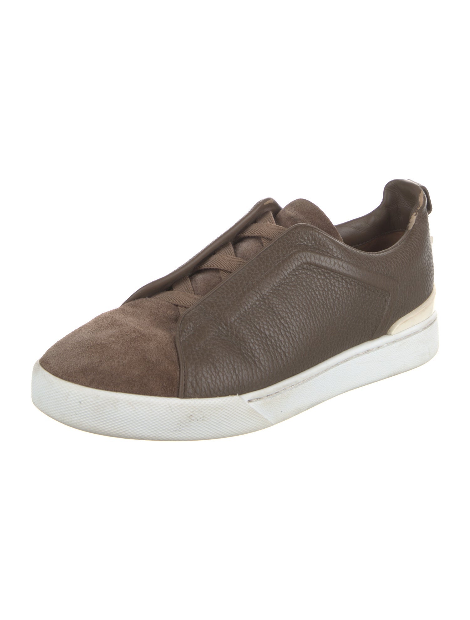 Ermenegildo Zegna Couture Leather Sneakers