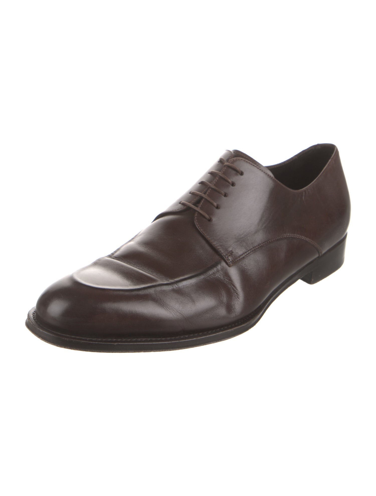 Ermenegildo Zegna Leather Derby Shoes