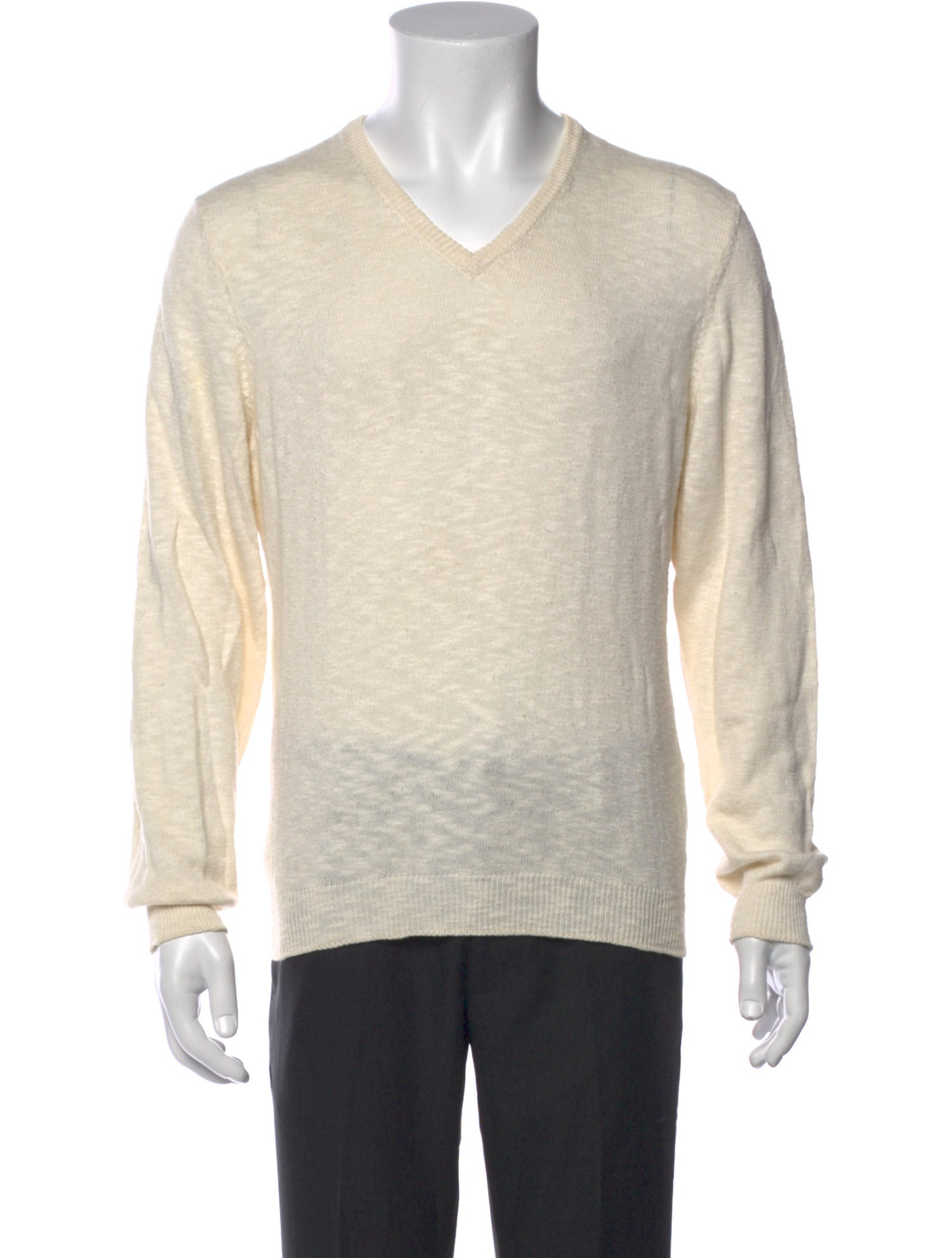 Ermenegildo Zegna V-Neck Long Sleeve Pullover