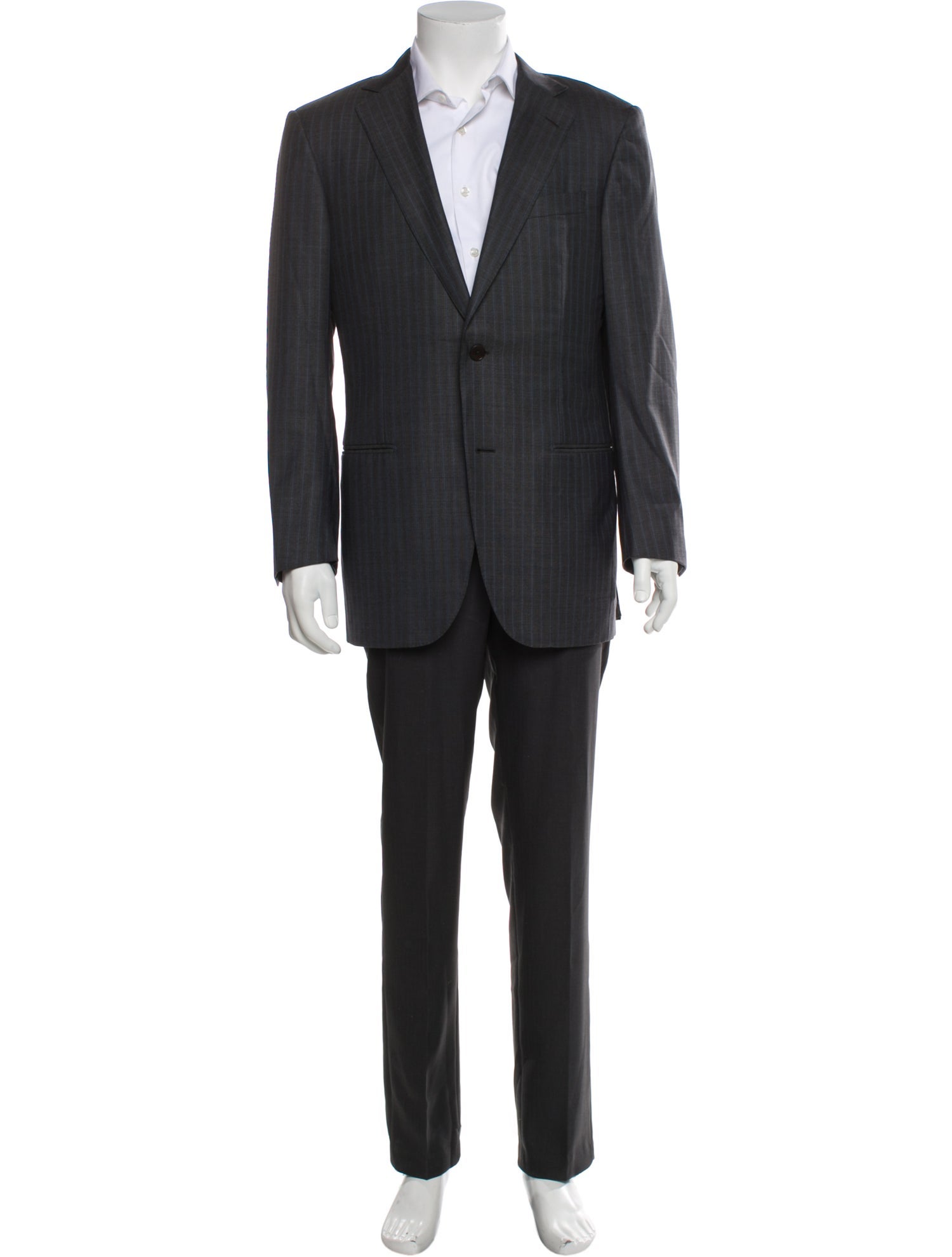 Ermenegildo Zegna Wool Striped Two-Piece Suit