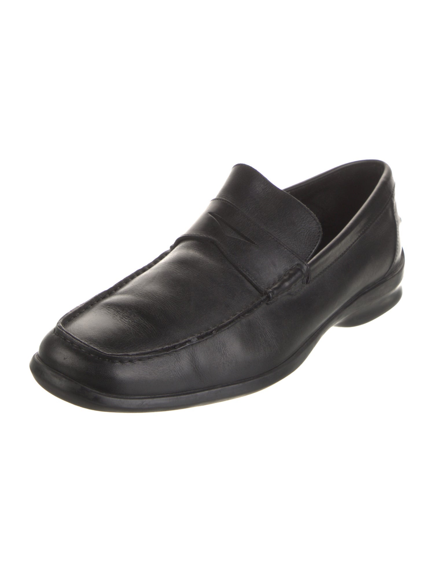 Ermenegildo Zegna Leather Loafers