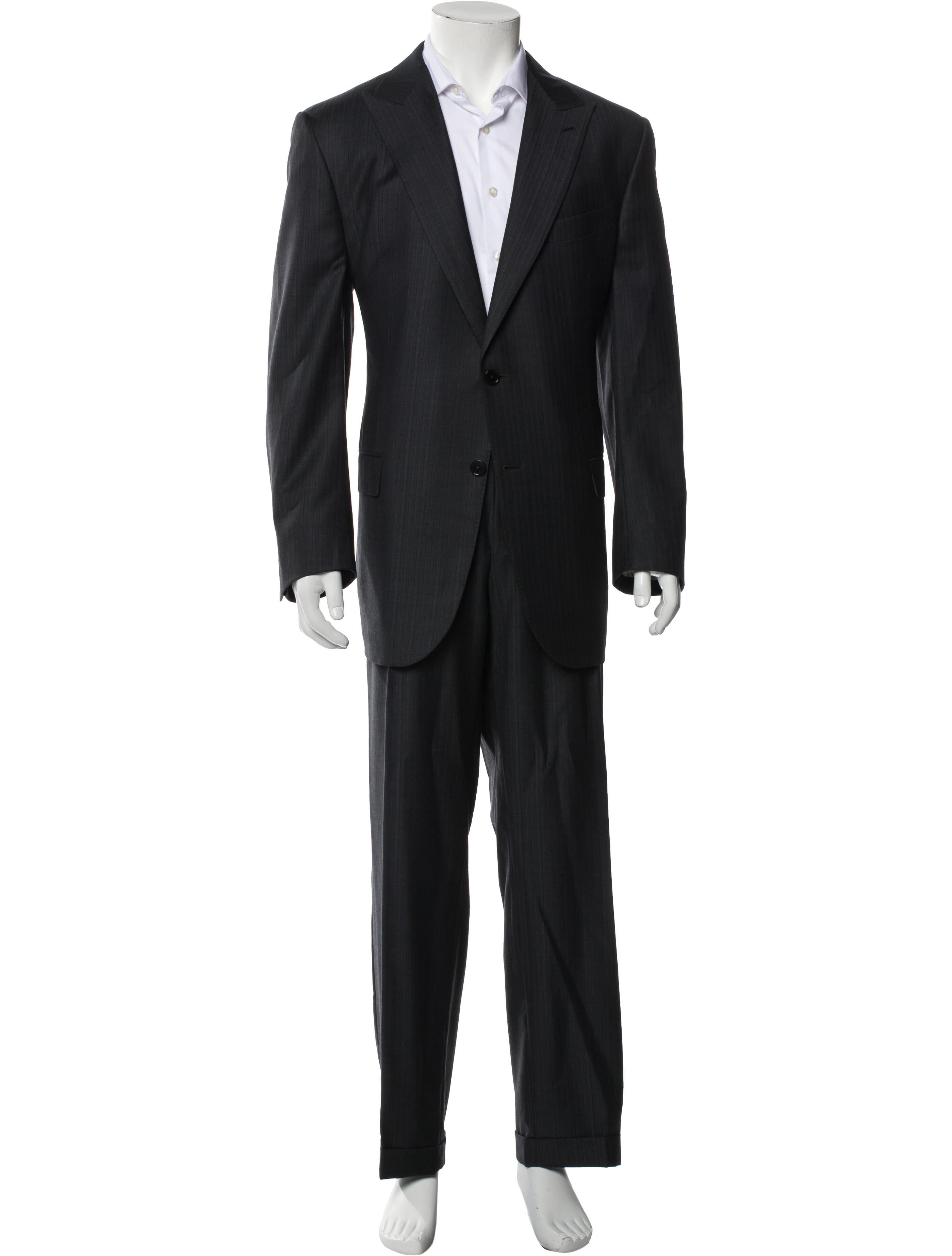 Ermenegildo Zegna Wool Striped Two-Piece Suit
