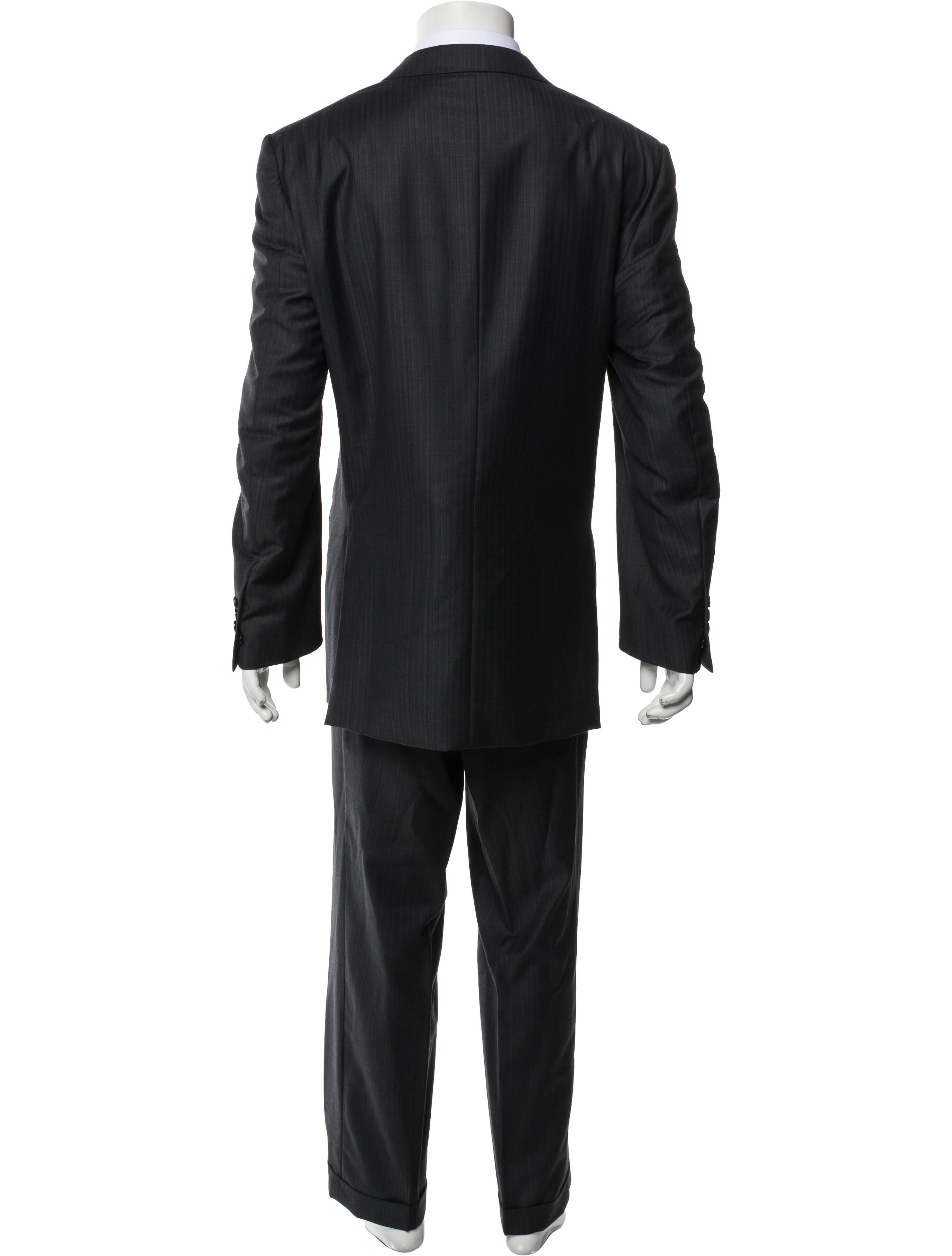 Ermenegildo Zegna Wool Striped Two-Piece Suit