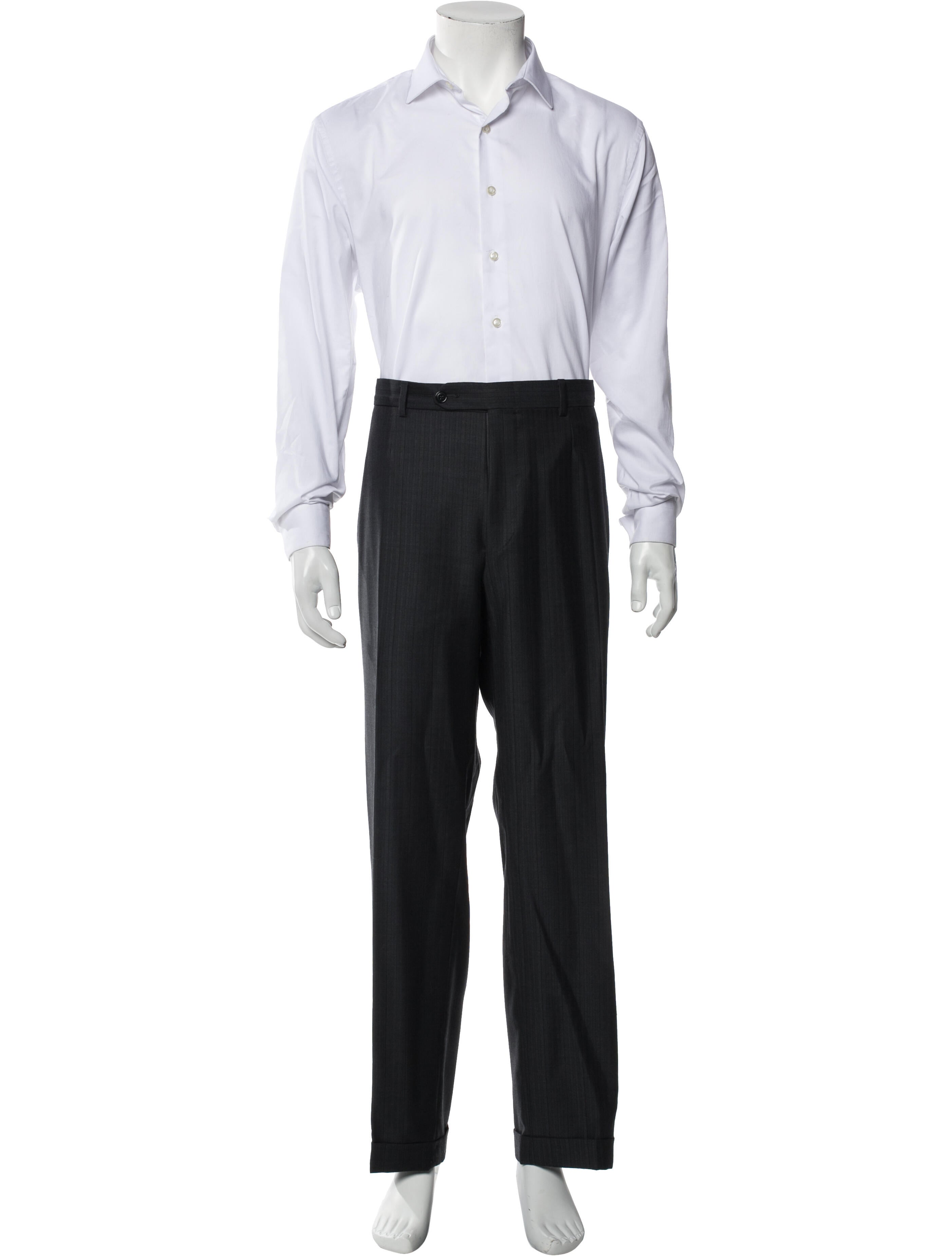 Ermenegildo Zegna Wool Striped Two-Piece Suit