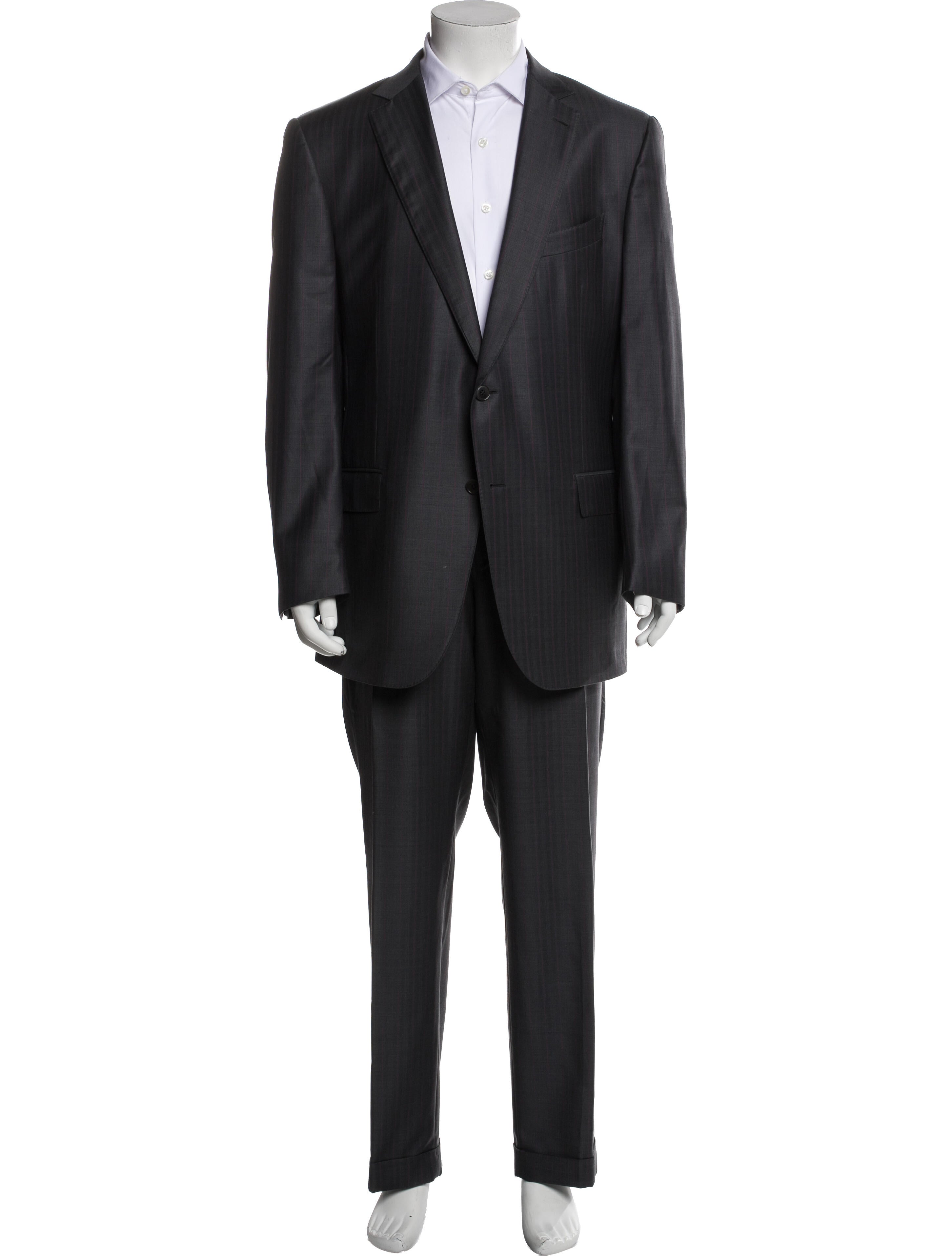 Ermenegildo Zegna Wool Striped Two-Piece Suit