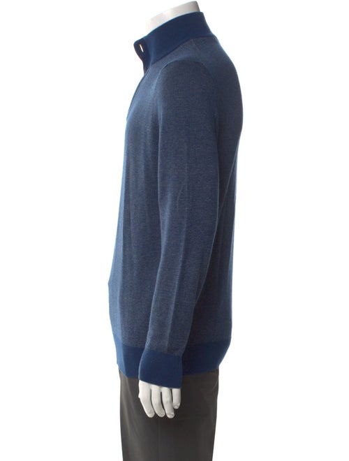 Ermenegildo Zegna Turtleneck Long Sleeve Polo Sweater