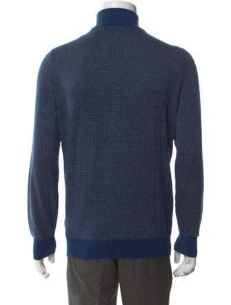 Ermenegildo Zegna Turtleneck Long Sleeve Polo Sweater