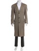 Ermenegildo Zegna Cashmere Houndstooth Print Overcoat