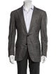 Ermenegildo Zegna Silk Houndstooth Print Blazer