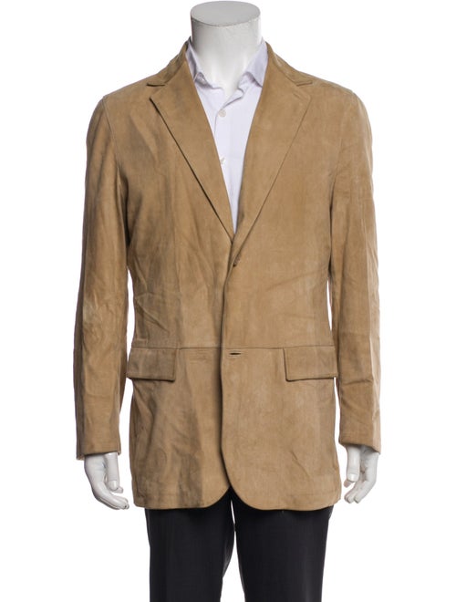 Ermenegildo Zegna Leather Blazer