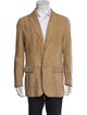 Ermenegildo Zegna Leather Blazer
