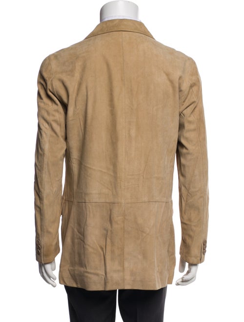 Ermenegildo Zegna Leather Blazer