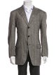 Ermenegildo Zegna Cashmere Tweed Pattern Blazer