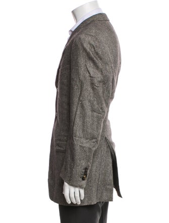 Ermenegildo Zegna Cashmere Tweed Pattern Blazer