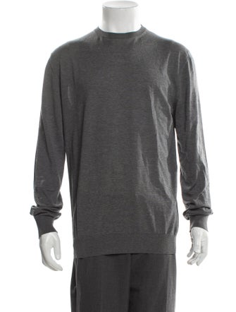 Ermenegildo Zegna Crew Neck Long Sleeve Polo Sweater