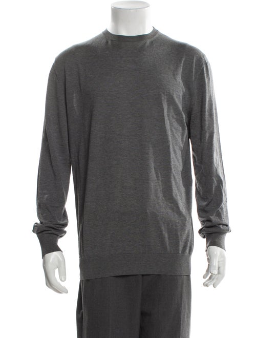 Ermenegildo Zegna Crew Neck Long Sleeve Polo Sweater