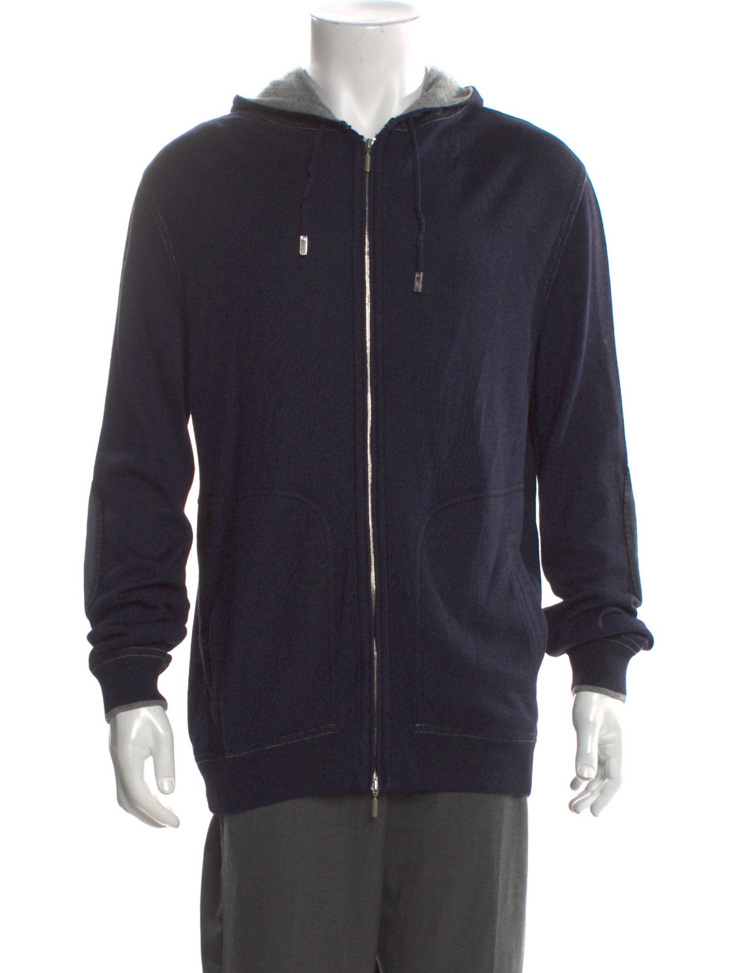 Ermenegildo Zegna Silk Mock Neck Cardigan