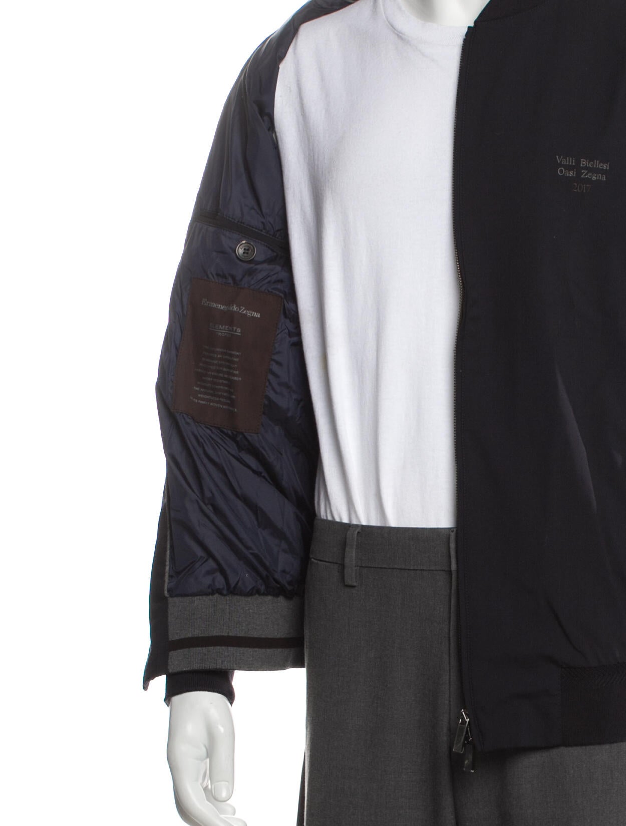 Ermenegildo Zegna Wool Bomber Jacket