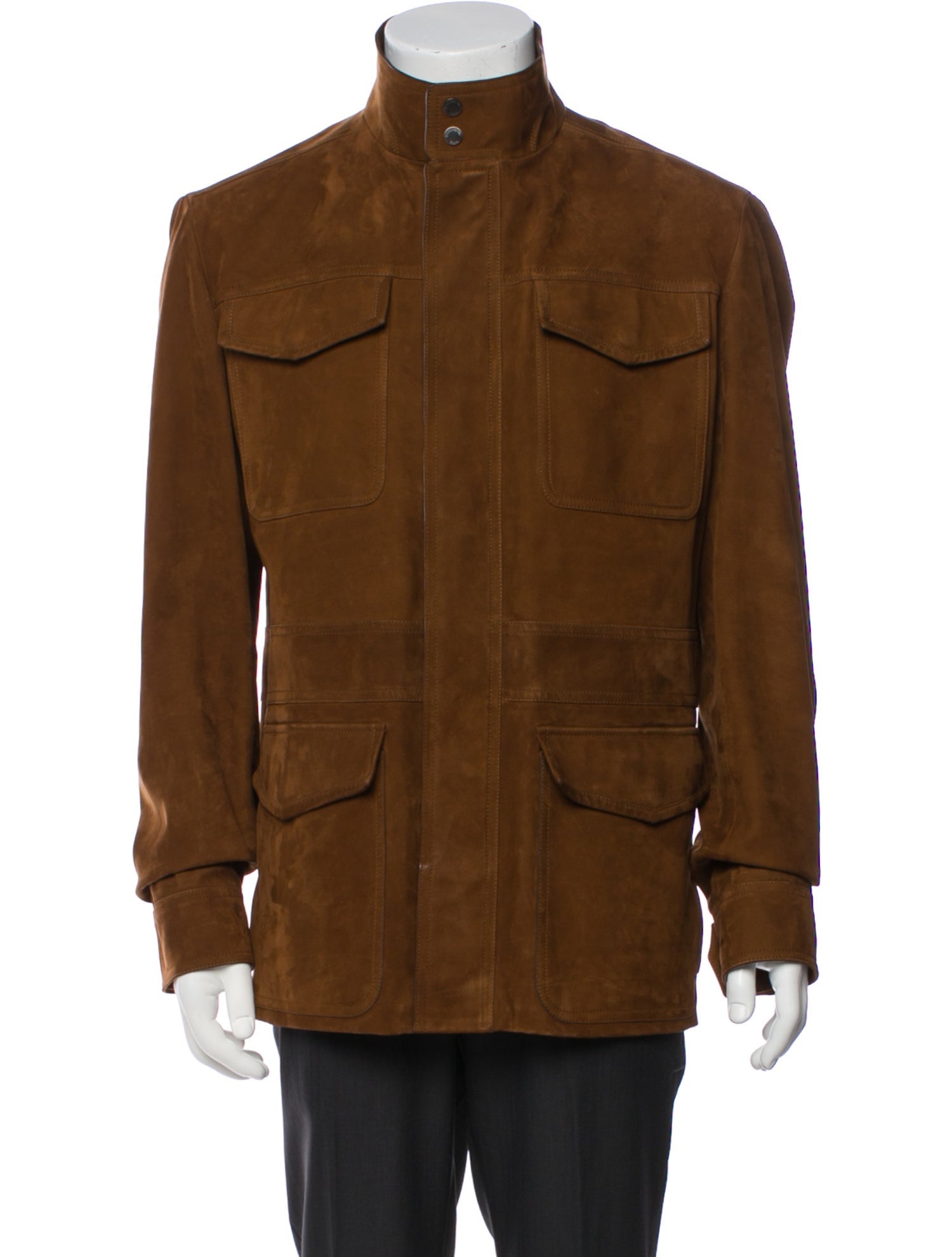 Ermenegildo Zegna Calfskin Utility Jacket