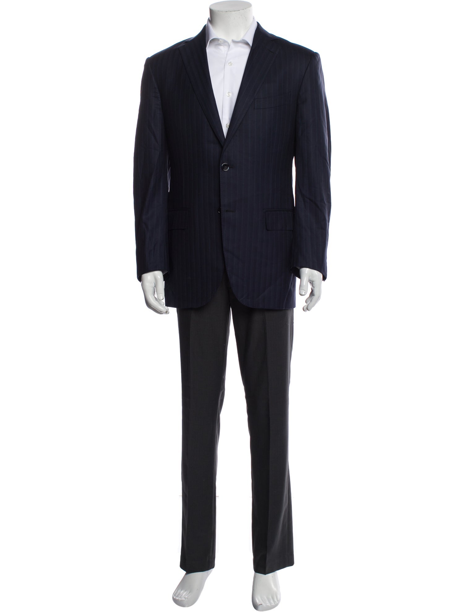 Ermenegildo Zegna Wool Striped Blazer