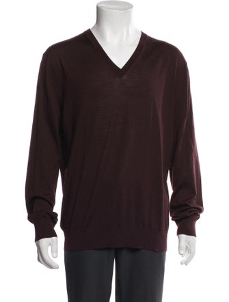 Ermenegildo Zegna Wool V-Neck Pullover