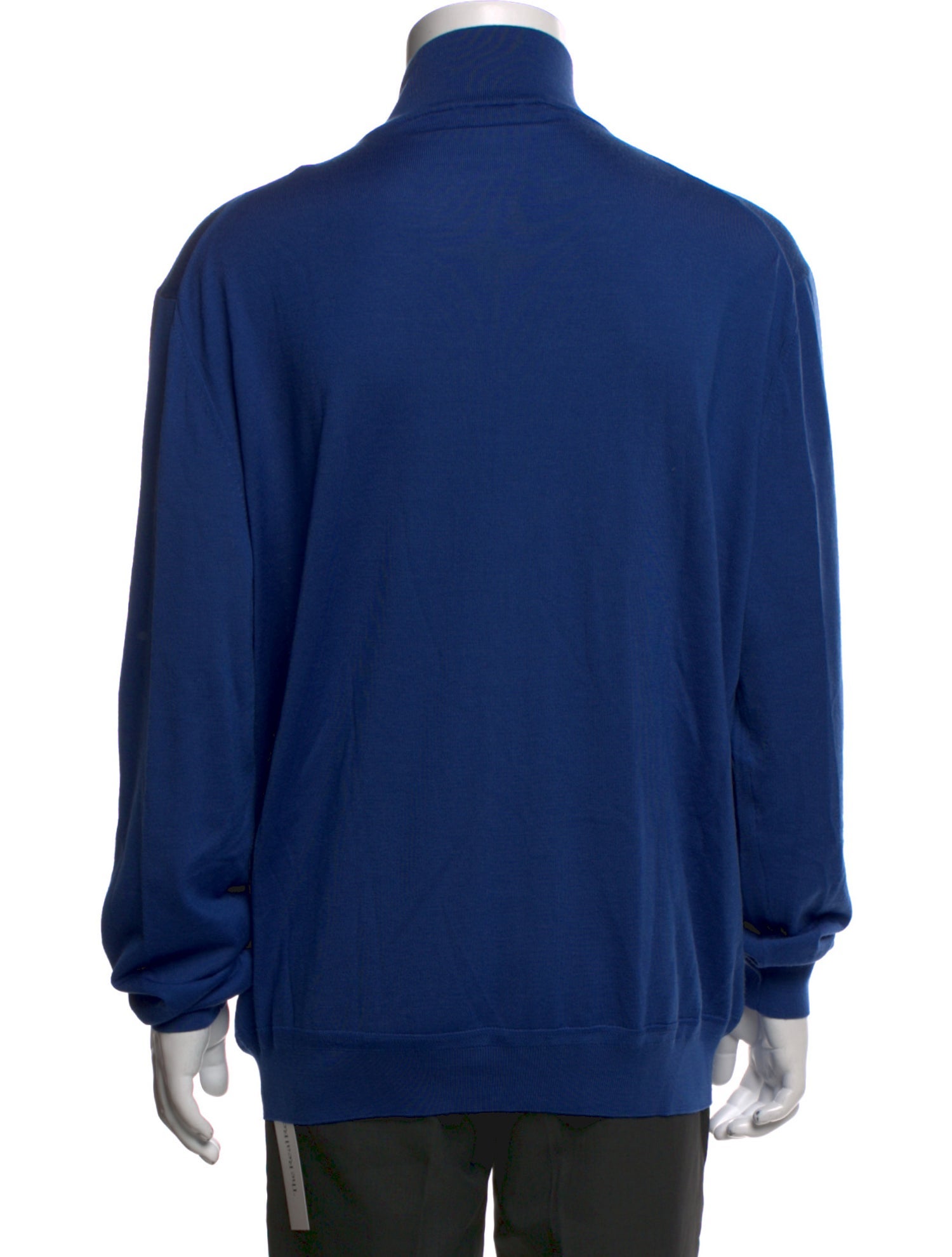 Ermenegildo Zegna Virgin Wool Mock Neck Cardigan