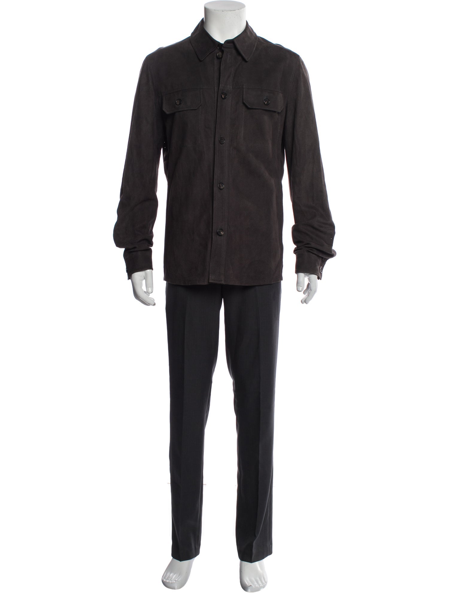 Ermenegildo Zegna Lambskin Trench Coat
