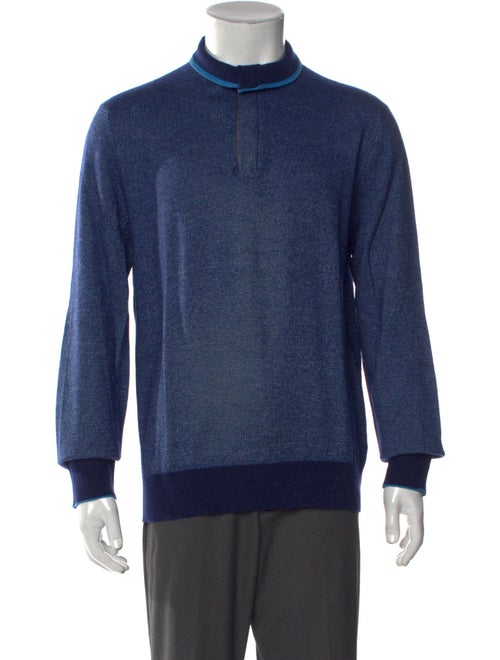 Ermenegildo Zegna Cashmere Turtleneck Polo Sweater