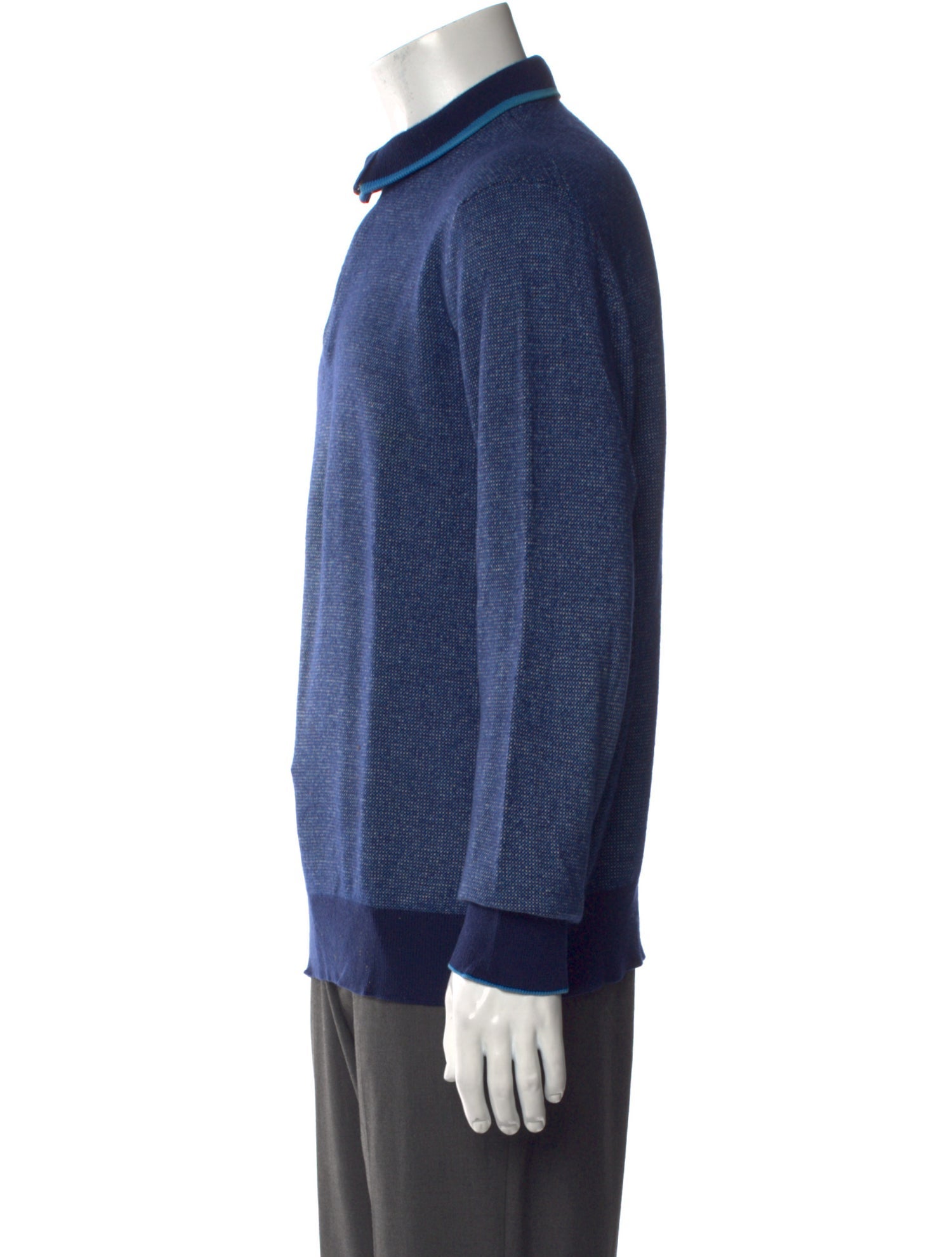 Ermenegildo Zegna Cashmere Turtleneck Polo Sweater