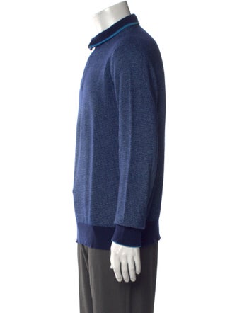 Ermenegildo Zegna Cashmere Turtleneck Polo Sweater